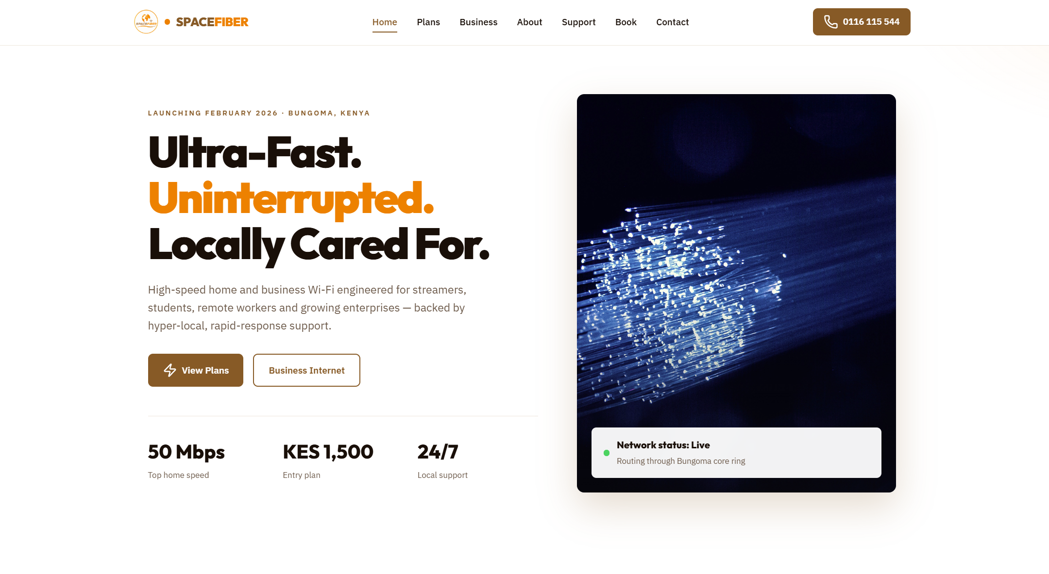 From Design to Build: Space Fiber is a Network Solution for Bungoma, Kenya